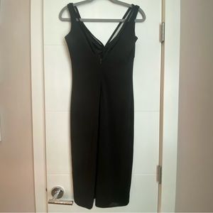SELINA Black Cocktail Dress